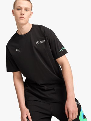 Puma Men's Mercedes-AMG Petronas F1® Neon Energy Black T-Shirt