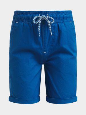 Jet Younger Boys Blue Shorts