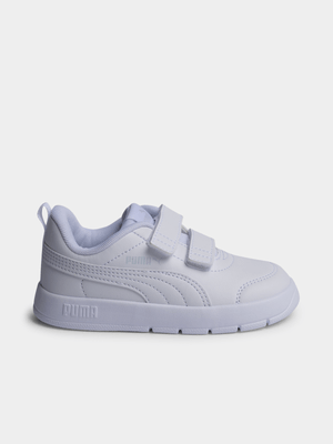 Todddlers Puma Courtflex White Sneaker