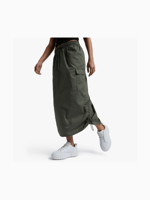 Women's Fatigue Utility Midaxi Skirt