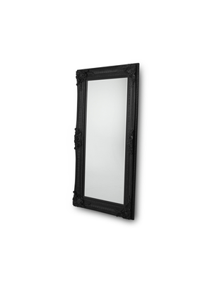 georgia floor mirror black 175 x 89cm