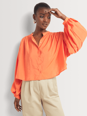 Balloon Sleeve Blouse