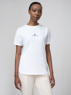 Women's Polo White Anele Logo T-Shirt