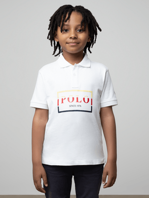 Boys Polo White Layton Golfer