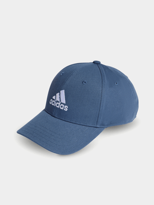 adidas Cotton Twill Blue Baseball Cap