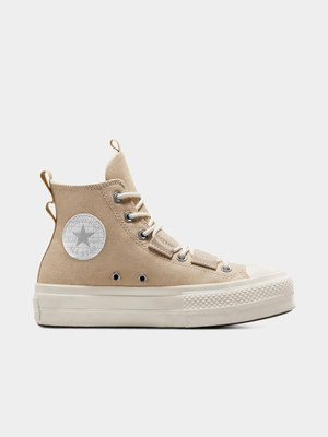 Womens Converse Chuck Taylor All Star Lift Play On Utility Granola Platform Sneakers