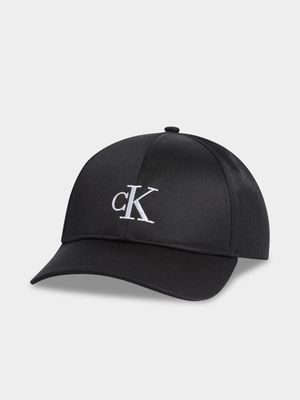 Men's Calvin Klein Black Monogram Embro Cap