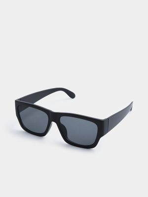 Jet Men Black Wayfarer Sunglasses