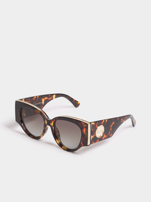 Luella Double Trim Chunky Catseye Sunglasses