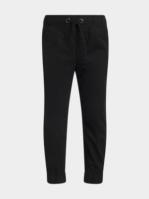 Jet Younger Boys Black Woven Pants