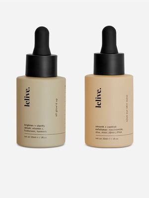 lelive. Am + pm serum kit | multi-benefit duo