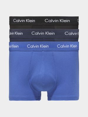 Men's Calvin Klein Multi 3P Low Rise Trunks