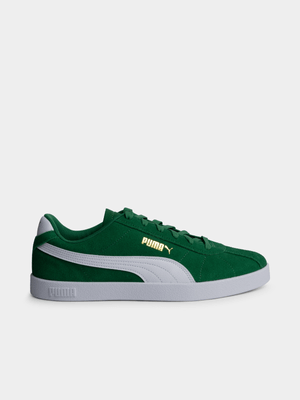 Mens Puma Club II Green/White Sneaker