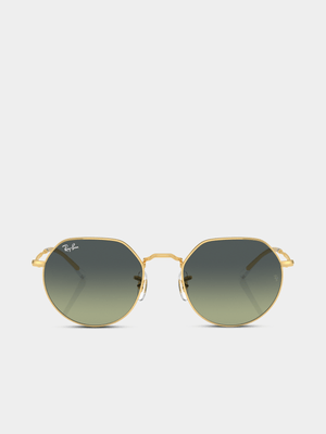 Ray-Ban Gold  Jack 53 Sunglasses