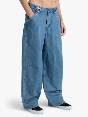 Vans Women's Curbside Stone Wash Denim Jeans