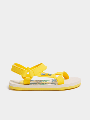 Jet Older Boys Mustard Velcro Sandals