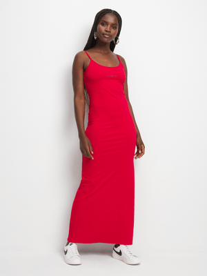 Redbat Classics Women's Red Maxi Dress