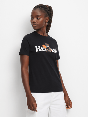 Redbat Athletics Women's Black Graphic T-Shirt