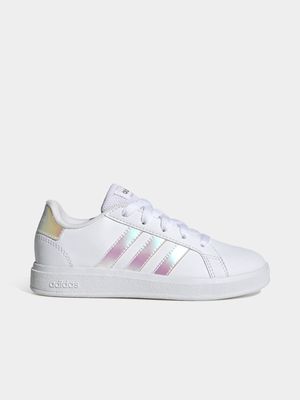 Junior adidas Grand Court White Sneaker