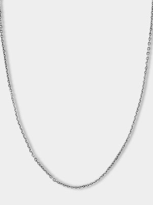 Sterling Silver Women's Classic Anchor Necklace