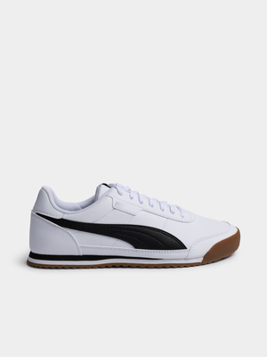 Mens Puma Turino White/Black Sneaker