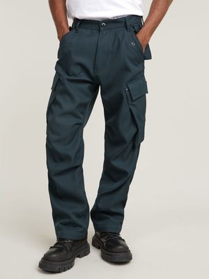 G-Star Men's R-3N Regular Straight Cargo Legion Blue Pants