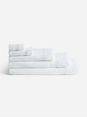 Jet Home White Inspire Pattern Towel