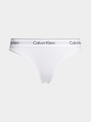 Women's Calvin Klein White Briefs