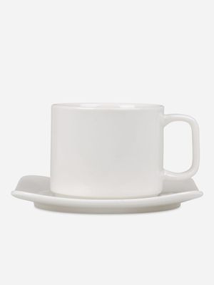 contemp square cup & saucer