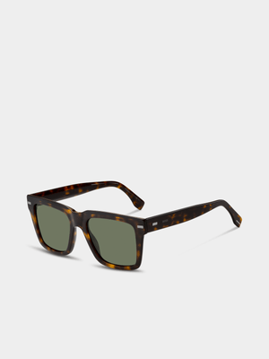 Hugo Boss Brown Havana 53 Sunglasses