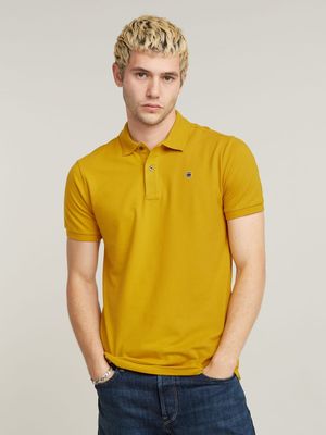 G-Star Men's Dunda Slim Yellow Polo