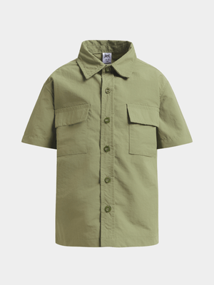 Jet Younger Boys Fatigue Utility Shirt