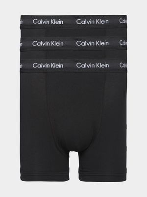 Men's Calvin Klein Black 3P Trunks