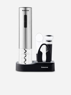 Taurus PowerPour Ensemble Rechargeable Corkscrew Wine Set