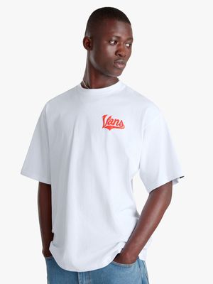 Vans Men's Linea White Loose T-Shirt