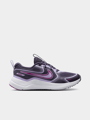 Junior Grade-School Nike Cosmic Purple/White Running Shoes