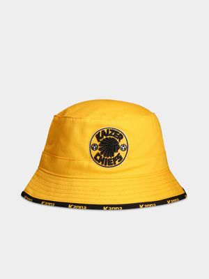 Kappa Kaizer Chiefs Logo Yellow Bucket Hat