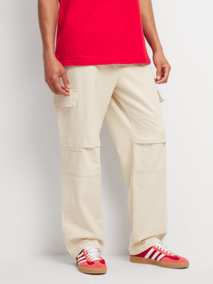 Redbat Men's Natural Cargo Pants