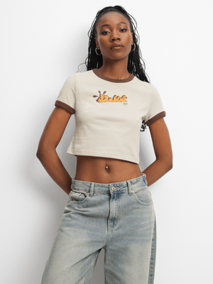 Puma Women's DOWNTOWN Stone Crop Top