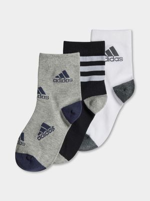 adidas 3 Pack Graphic Multi Socks