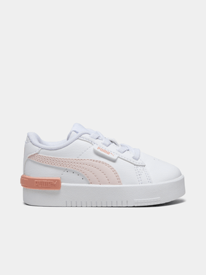 Junior Infant Puma Jada White/Pink/Peach Sneakers