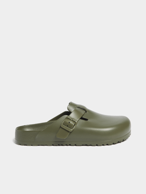 Birkenstock Men's Boston Eva Fatigue Khaki Clog