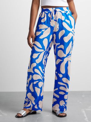 Women's Canvas Co-ord Printed Pant