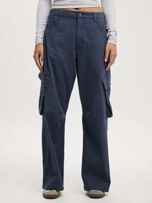 Women's Cotton On Blue Cody Baggy Cargo Pants