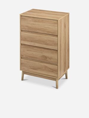 Self Assembly Five5 Abana 4 Drawer Chest