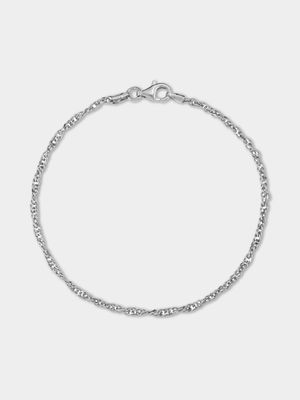 Sterling Silver Singapore Bracelet