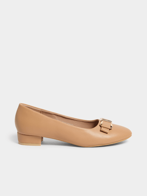 Jet Women's Nude Bow Court Shoe