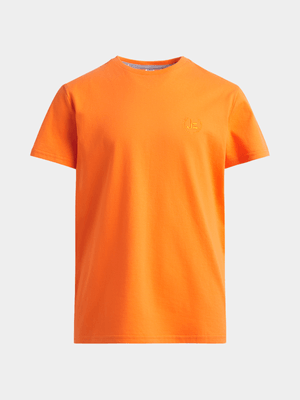 Jet Younger Boys Orange Crew Neck T-Shirt