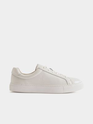 Women's Polo White Classic Leather Sneakers