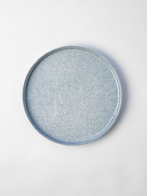 Adan Reactive Glaze Side Plate Blue 21cm